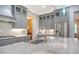 Modern kitchen with gray cabinets, quartz countertops and a large sink at 2725 Battery Pringle Dr, Johns Island, SC 29455