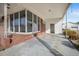 Spacious back porch with brick and screen features at 2830 Wire Rd, Saint George, SC 29477