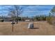 Spacious backyard featuring a metal sculpture and clothesline at 2830 Wire Rd, Saint George, SC 29477