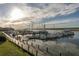 Picturesque marina view featuring a wide array of boats docked along well-maintained piers at 2947 Deer Point Dr, Seabrook Island, SC 29455