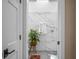Walk-in shower with marble tile, designer fixtures, and a skylight for ample light at 2947 Deer Point Dr, Seabrook Island, SC 29455