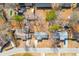 Overhead shot of the home amidst a quiet residential street, providing a sense of community and convenient access at 3 Coral Dr, Goose Creek, SC 29445