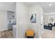Hallway area with view of kitchen and living room at 3 Coral Dr, Goose Creek, SC 29445