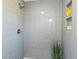 Stylish tiled shower with built-in niche at 3 Coral Dr, Goose Creek, SC 29445