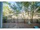 Backyard fence view featuring foliage and some minimal ground cover at 393 Flyway Rd, Goose Creek, SC 29445