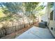 Backyard view with a patio, fenced perimeter, landscaping, and home exterior elements at 393 Flyway Rd, Goose Creek, SC 29445
