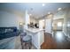 Bright kitchen view with granite countertops, modern appliances, and ample cabinet space at 393 Flyway Rd, Goose Creek, SC 29445