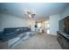 Inviting living room featuring plush seating, neutral walls, and a cozy atmosphere at 393 Flyway Rd, Goose Creek, SC 29445