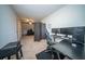 Spacious office with a partition screen, dual monitors, and ample workspace at 393 Flyway Rd, Goose Creek, SC 29445