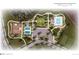 Summerwind Crossing amenity site plan featuring a pool, dog park, pickleball courts, and event lawn at 422 Evening Glow Ln, Summerville, SC 29486