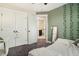 Bedroom with a twin bed, and en-suite bathroom at 5135 Park Creek Avenue, North Charleston, SC 29418