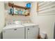 Laundry room with washer, dryer, and shelving at 5135 Park Creek Avenue, North Charleston, SC 29418