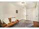 Cozy sitting area with leather couch and pillows at 5135 Park Creek Avenue, North Charleston, SC 29418