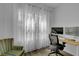 Bright office area with large window, curtains, and ergonomic chair and desk setup at 637 N Laurel St # 75, Summerville, SC 29483