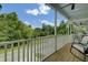 Spacious balcony with views of lush greenery and the surrounding neighborhood at 637 N Laurel St # 75, Summerville, SC 29483