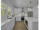 Modern kitchen featuring quartz countertops, stainless steel appliances, and white cabinets at 637 N Laurel St # 75, Summerville, SC 29483