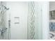 Modern shower with glass enclosure and multiple shower heads at 788 Awendaw Lakes Blvd, Awendaw, SC 29429