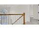 View from upstairs landing overlooking the entryway and staircase at 7897 Sabalridge Dr, North Charleston, SC 29418