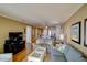 Living room with hardwood floors, comfortable seating, and a TV at 8000 Palmetto Dr # 505, Isle of Palms, SC 29451