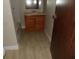 Small bathroom with custom vanity, sink, and tile flooring at 1382 Doctor Evans Rd, Moncks Corner, SC 29461