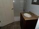 A bathroom with a vanity, sink, bathtub, and a shower at 1382 Doctor Evans Rd, Moncks Corner, SC 29461