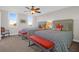 Inviting bedroom featuring two twin beds with decorative bedding, providing a comfortable and stylish space at 1608 Marsh Harbor Ln # C, Mount Pleasant, SC 29464
