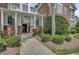 Inviting condo entrance with well-maintained landscaping and covered entry at 1652 Camfield Ln, Mount Pleasant, SC 29466