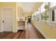Bright laundry room with storage, countertop space, and large windows for natural light at 222 E Main St, Moncks Corner, SC 29461