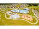 High-angle view of community featuring pool area, common area, and playground at 254 Watersglen Dr, Summerville, SC 29486