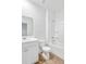 Clean bathroom showcasing a toilet, vanity, and shower/tub combination at 271 Watersglen Dr, Summerville, SC 29486