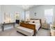 Cozy bedroom with soft lighting, comfortable bed, stylish decor, and access to an en-suite bathroom at 332 Clearpath Dr, Summerville, SC 29486