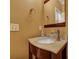 Elegant bathroom featuring a vanity with granite countertops, a vessel sink, and chrome faucet at 3632 Locklear Ln, Mount Pleasant, SC 29466