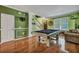 Open game room featuring a stylish pool table, wood floors, and neutral decor at 3632 Locklear Ln, Mount Pleasant, SC 29466