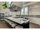 Beautiful kitchen with stainless steel appliances, quartz countertops, and a large island with seating at 376 Tupelo Lake Dr, Summerville, SC 29486