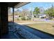 A neighborhood view from the front porch creates a welcoming atmosphere at 7645 Knollwood Dr, North Charleston, SC 29418