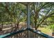 Beautiful view from the porch overlooking lush greenery at 8869 Marsh Aire Ln, Edisto Island, SC 29438