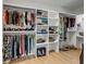 Spacious closet featuring custom shelving, ample hanging space, and organized storage solutions for clothes and accessories at 915 Dill Ave, Charleston, SC 29412