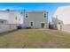 Backyard featuring a well-maintained lawn, wooden fence, and the rear of the house at 9747 Roseberry Street, Ladson, SC 29456