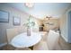 Inviting dining area featuring a modern marble-topped table and neutral decor at 106 Rachel St, Goose Creek, SC 29445