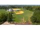 Aerial view of community baseball field with well-maintained grounds at 108 Fairbanks Oak Aly # 201, Charleston, SC 29492