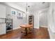 Cozy breakfast nook with a table next to the kitchen area for casual dining at 121 Warbler Way, Summerville, SC 29483