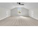 Bonus room with vaulted ceiling, carpeted flooring, and a ceiling fan at 1308 Lieben Rd, Mount Pleasant, SC 29466