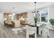 Open concept dining area offers modern finishes and natural light at 1308 Lieben Rd, Mount Pleasant, SC 29466