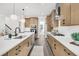 Modern kitchen with island, sleek cabinetry, stainless steel appliances, and an open concept design at 1308 Lieben Rd, Mount Pleasant, SC 29466