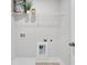 Laundry room with utility sink and 'Wash & Dry' sign above at 1308 Lieben Rd, Mount Pleasant, SC 29466