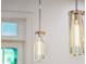 Stylish pendant lights with glass shades illuminate the space, adding a touch of elegance to the room at 15 Watroo Pt, Daniel Island, SC 29492