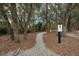 Picturesque walking trail through a wooded area, perfect for a leisurely stroll or hike at 150 Royal Assembly Dr, Charleston, SC 29492