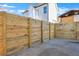 Backyard patio with new wooden privacy fence at 2035 Beech Ave, North Charleston, SC 29405