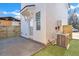 Backyard with a concrete patio and grass, with a privacy fence at 2035 Beech Ave, North Charleston, SC 29405