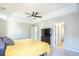 Primary bedroom with tray ceiling and doorway to primary bath at 215 Evesham Dr, Summerville, SC 29485